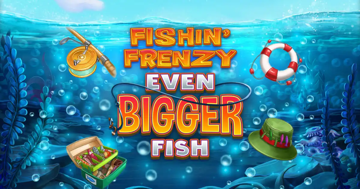 Fishin Frenzy Even Bigger Fish image with logo