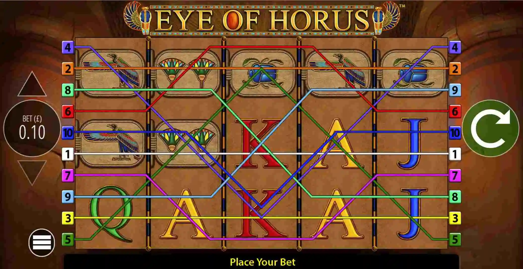Eye of Horus gameplay