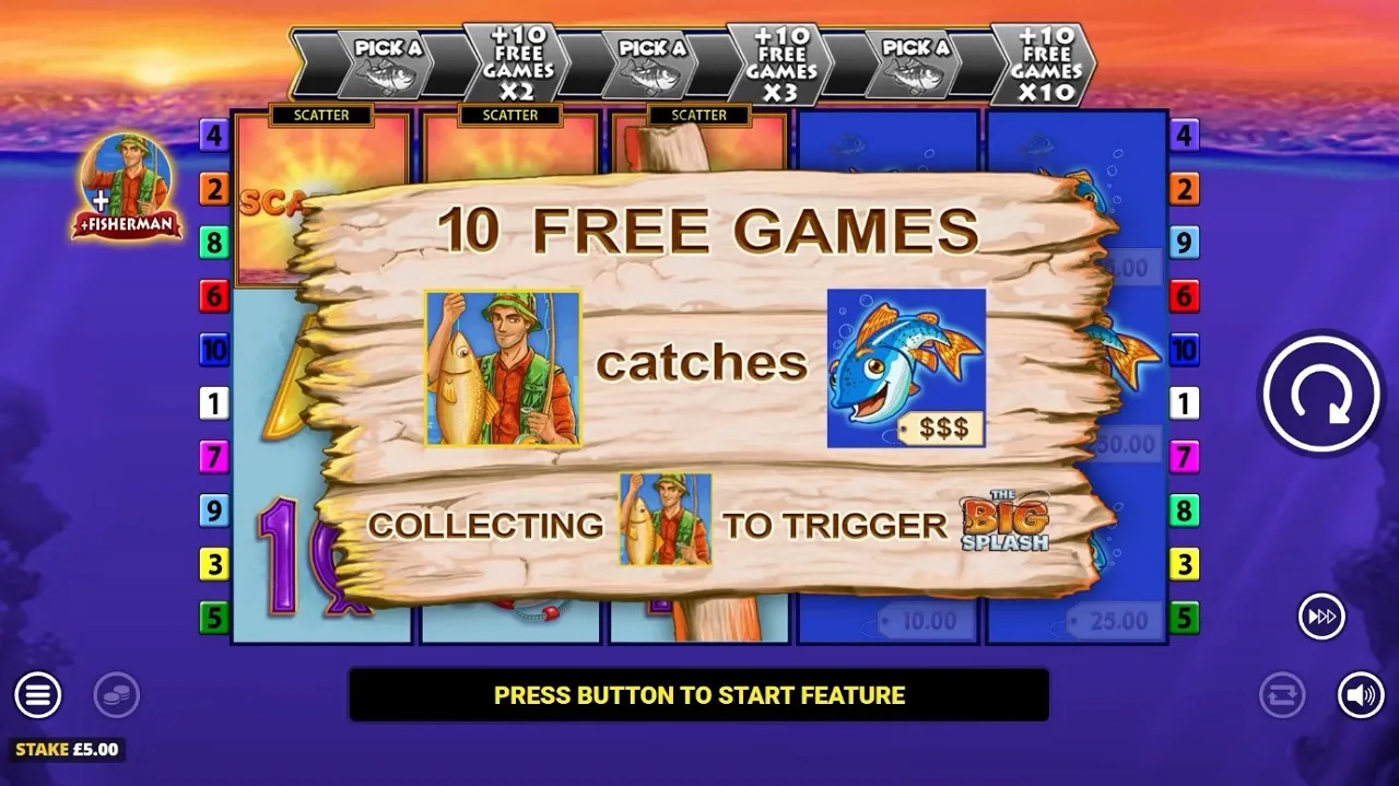 Fishin Frenzy Big Splash image of the game