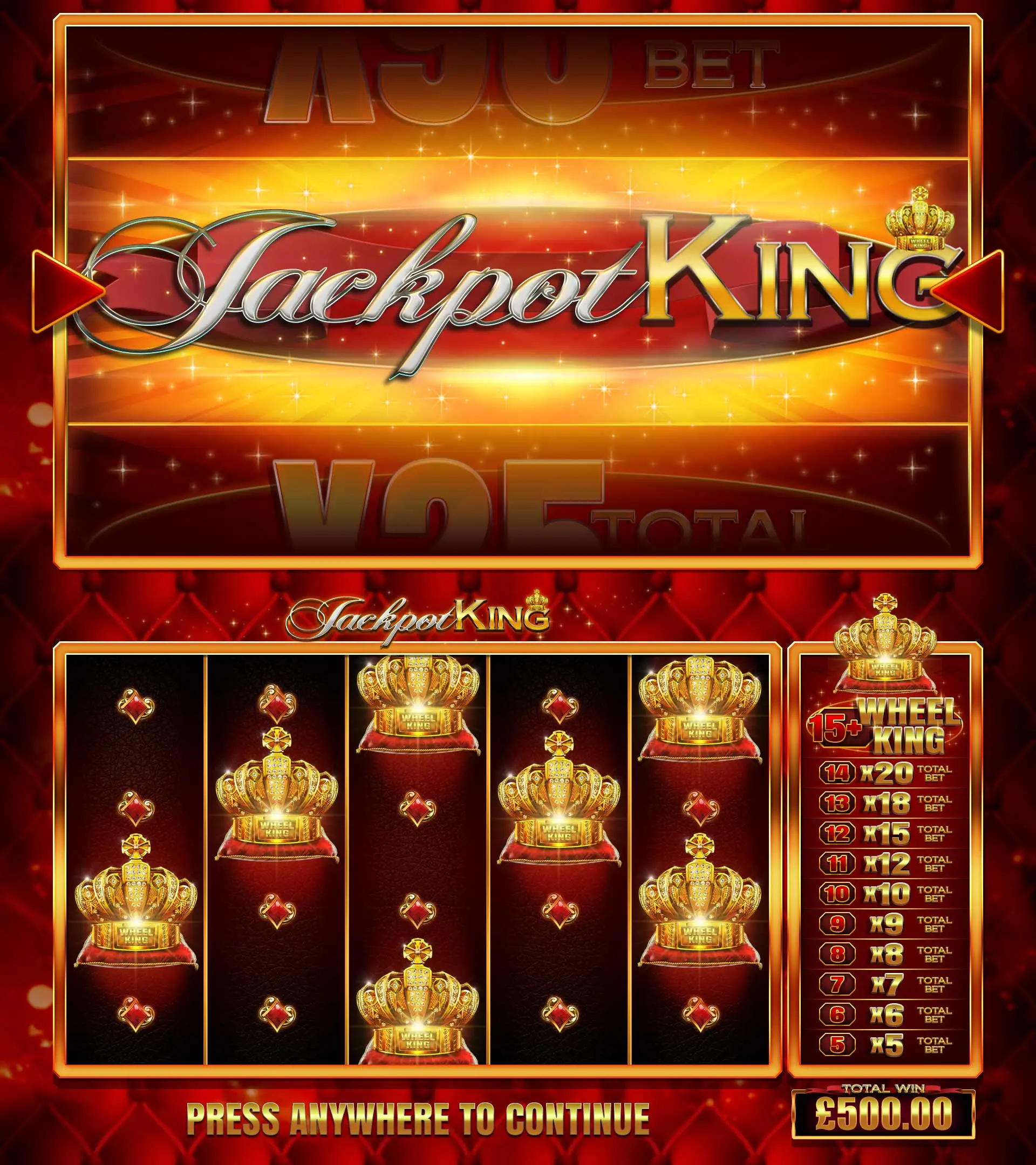 Jackpot King gameplay