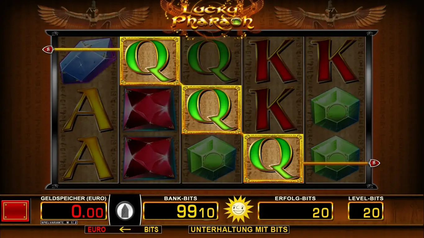 Win in Lucky Pharaoh Slot