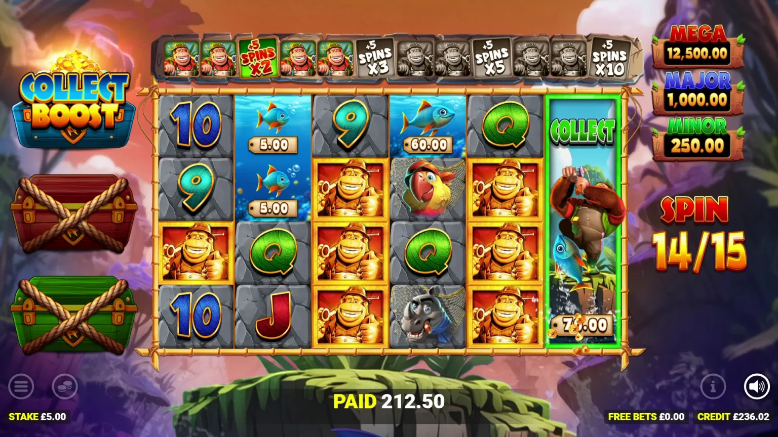King Kong Splash gameplay